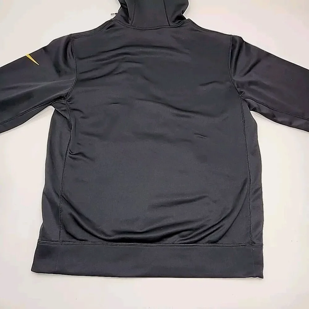 Nike Pittsburgh Steelers Hoodie Sweatshirt Men Medium Black Football NFL Therma